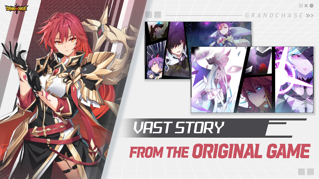 Captura de GrandChase: combate de acción contra un jefe